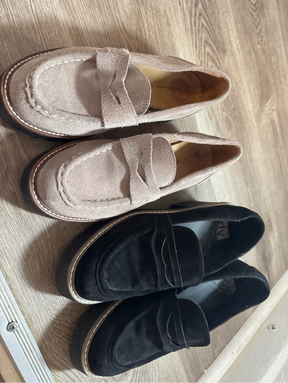 Pair of Suede Loafers